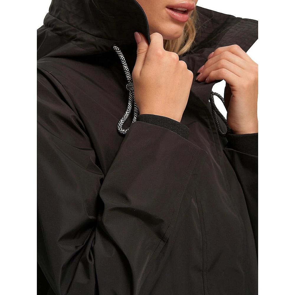 Hooded Oversized Raincoat