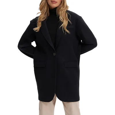 Outerwear Poesy Mid-Length Double-Breasted Coat