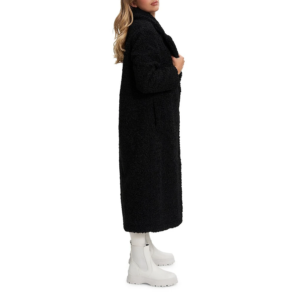 Franny Maxi Faux Shearling Coat