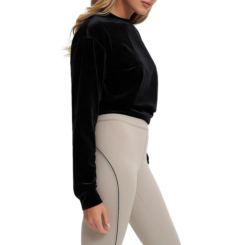 Edith Cropped Crewneck Sweatshirt