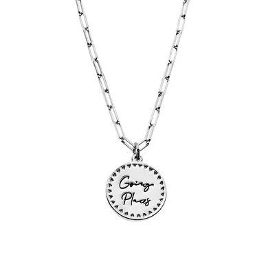 Actually I Can Pewter Going Places Necklace