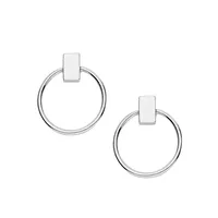 Hollis Silverplated Pewter Stud Earrings