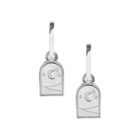 The Wild Spirit Silverplated Luna Drop Earrings