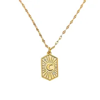 The Wild Spirit 14K Goldplated & Crystal Sky Necklace