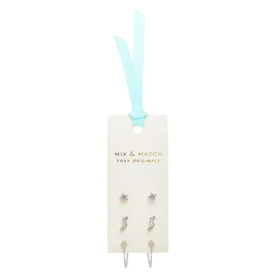 Mix & Match Bowie Silverplated Earrings