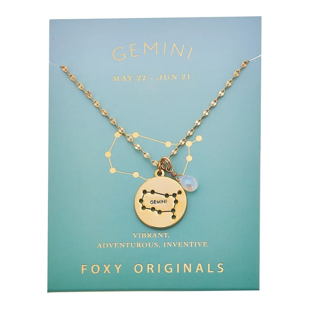 Stargazer Gemini Pendant Necklace