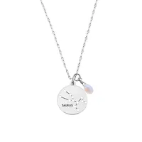 Stargazer Pewter Taurus Pendant Necklace