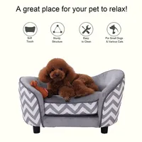 Pet Soft Warm Sofa Elevated Dog Puppy Sleeping Bed