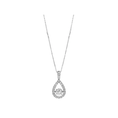 Everlight Pendant With 0.50 Carat Tw Of Diamonds In 14kt White Gold