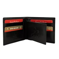 2 1 Bifold Leather Wallet RFID Protected