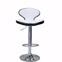 Mystique Contemporary Style Set Of 2 Adjustable Bar Stools