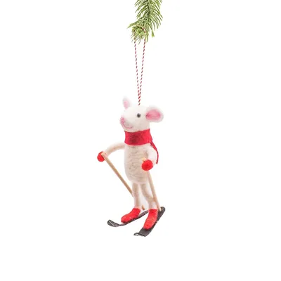 Hanging Skiing Mouse (pack Of 3)