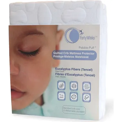 Pebble-puff Quilted Crib Mattress Protector