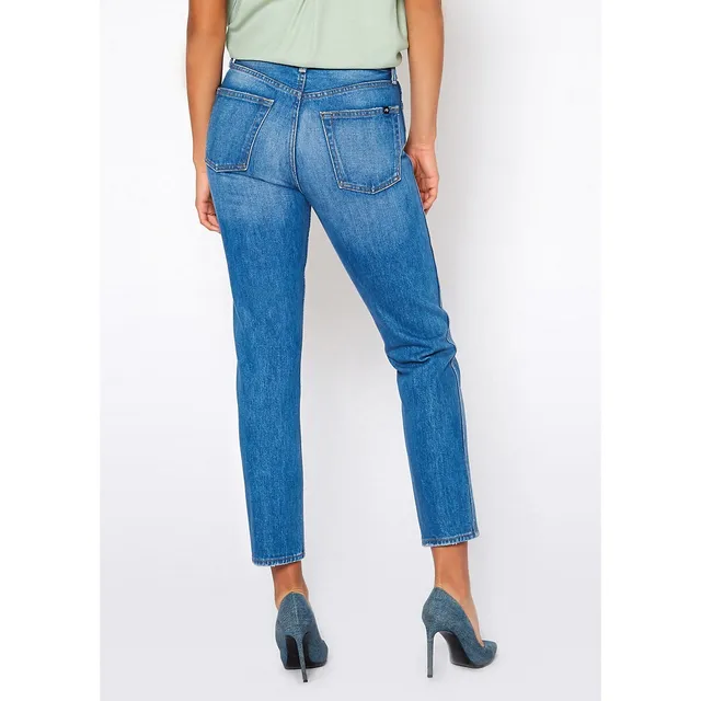 Eve High Rise Crop Slim Straight