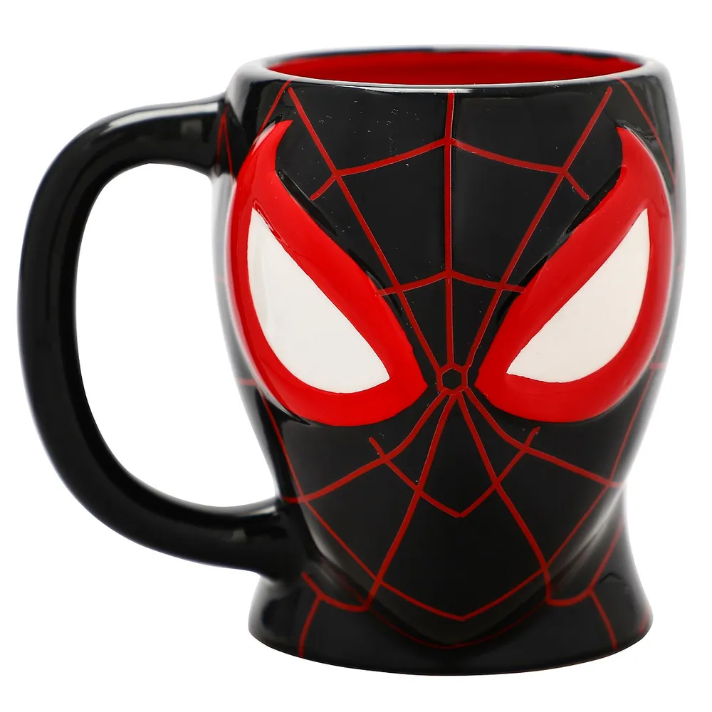  THERMOS MARVEL - Spider-Man Miles Morales Face Mask STAINLESS  KING Stainless Steel Travel Tumbler, Vacuum insulated & Double Wall, 16oz:  Home & Kitchen