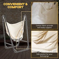 Hammock Chair With Stand Outdoor Hanging Chair