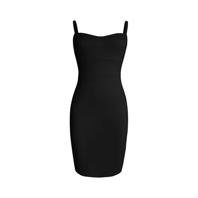 Bodycon Dress With Shoulder Straps