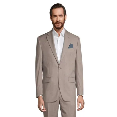 Suit Separates Classic-Fit Wool-Blend Jacket