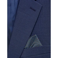 Classic-Fit Wool-Blend Natural Stretch Suit Jacket