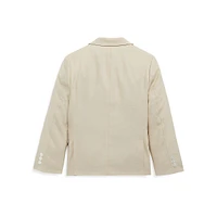 Boy's Linen-Blend Blazer