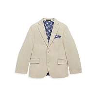 Boy's Linen-Blend Blazer