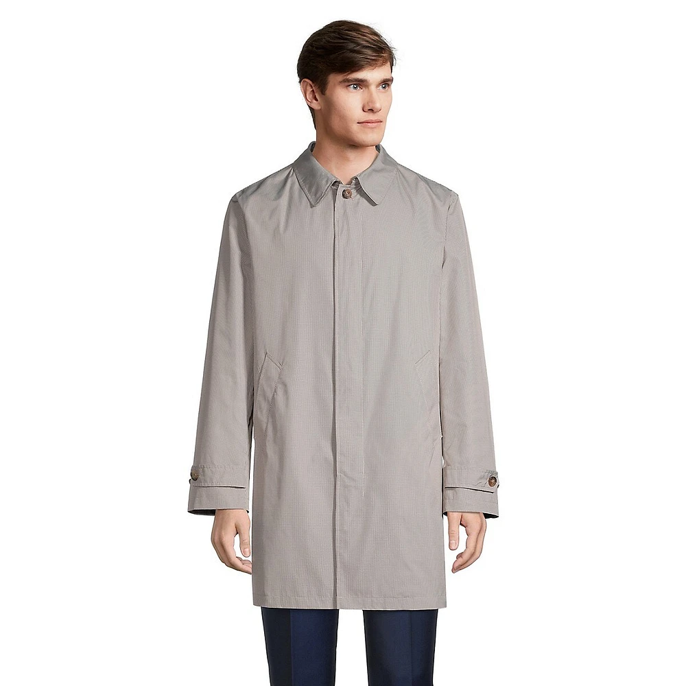 ​Shirt-Collar Longline Car Coat