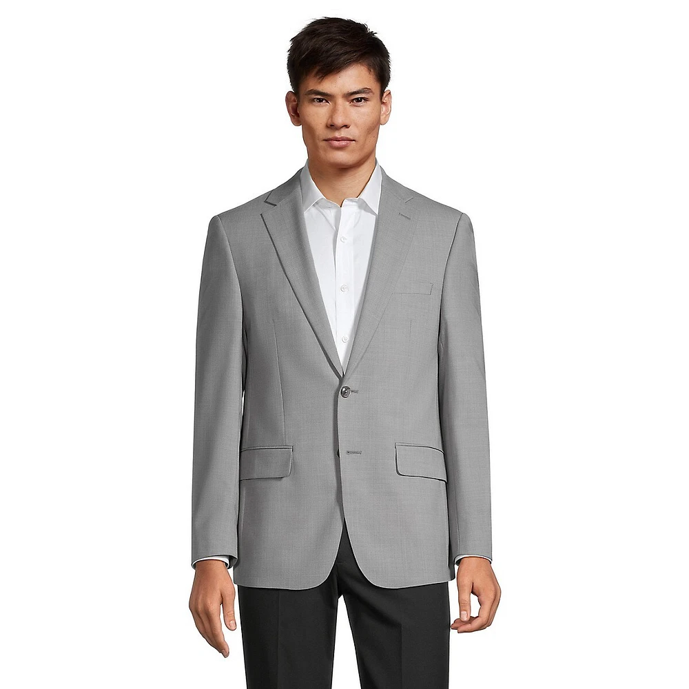 Slim-Fit Wool-Blend Tuxedo Suit