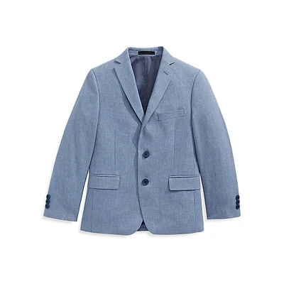 Boy's Linen-Blend Suit Jacket