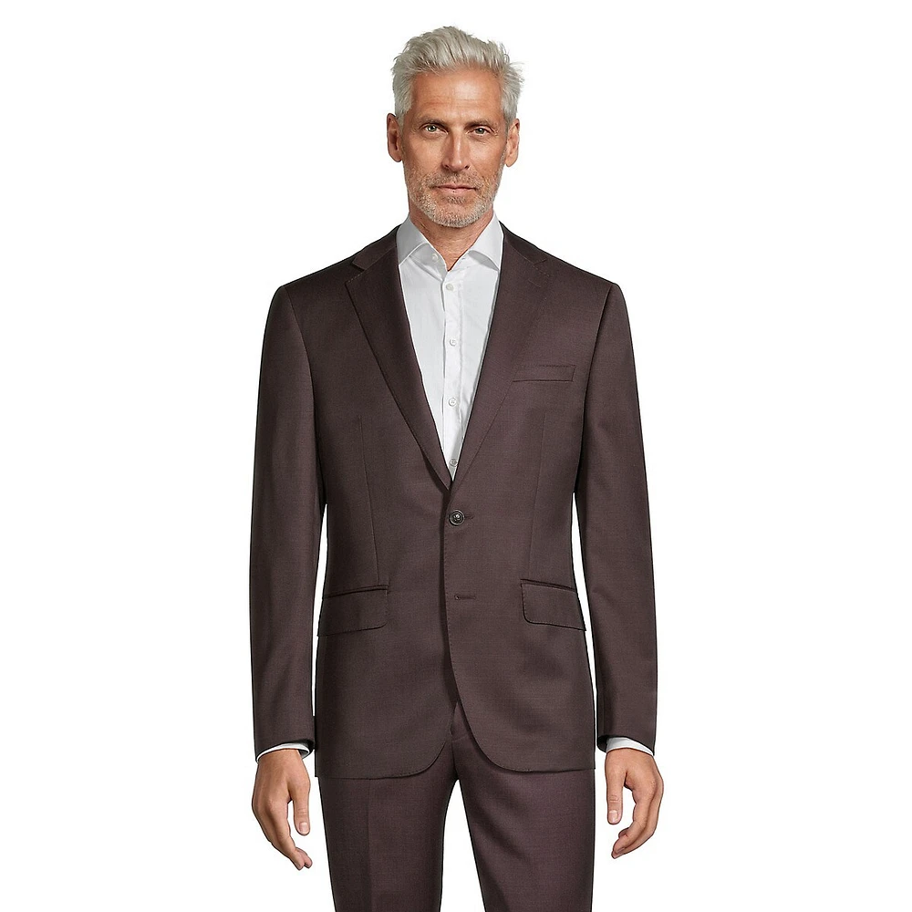 Extreme-Slim Fit Wool-Blend Suit Jacket