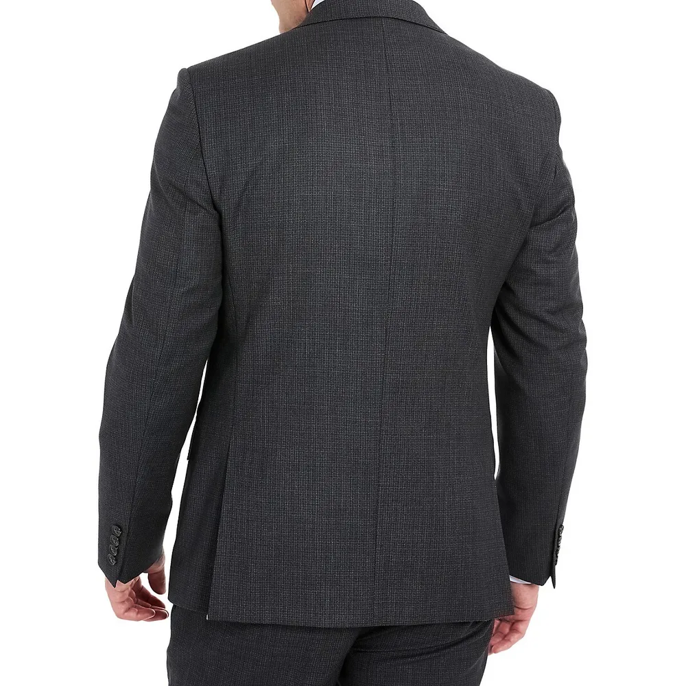 Extreme Bird's-Eye Slim-Fit Wool-Blend Suit Jacket