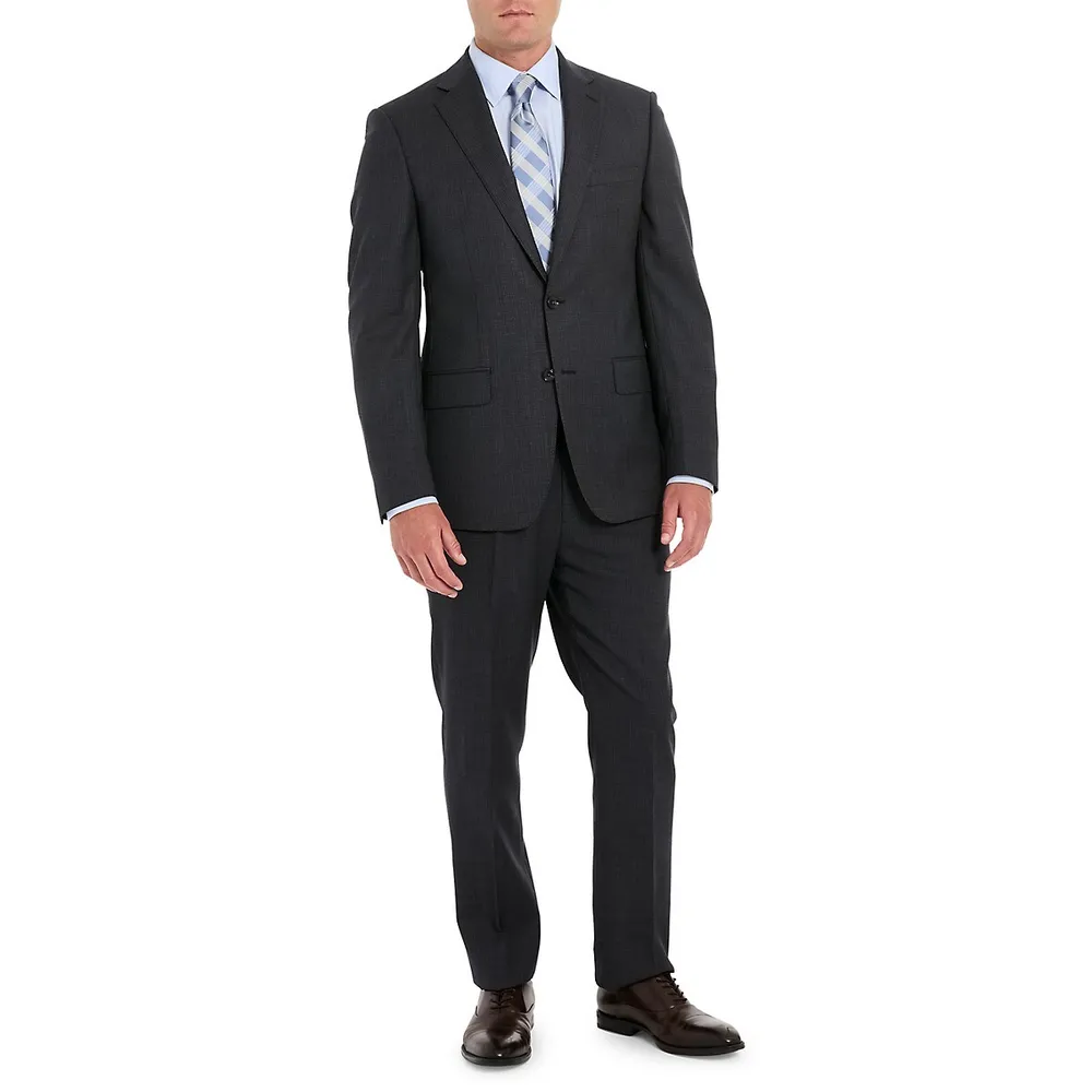 Extreme Bird's-Eye Slim-Fit Wool-Blend Suit Jacket