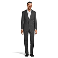 Extreme-Slim Fit Wool-Blend Neat Suit