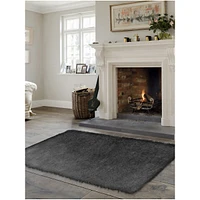 New Zealand Faux Sheepskin Grey Rug 3'0" x 4'0"