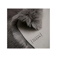 New Zealand Faux Sheepskin Grey Rug 3'0" x 4'0"