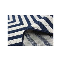 Milan Indoor & Outdoor Striped Rug