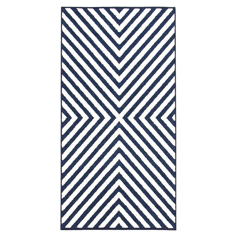 Milan Indoor & Outdoor Striped Rug