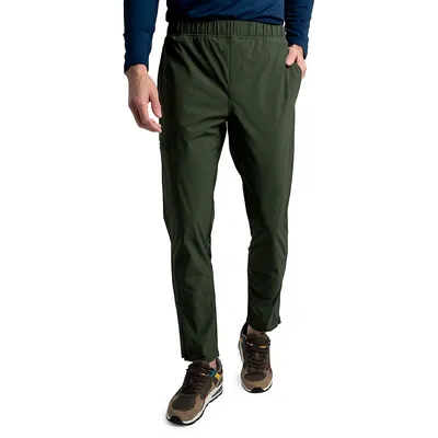 Terra Water-Repellant Tapered Zip-Hem Pants