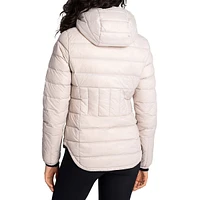 Emeline Duck Down-Blend Quilted Hooded Jacket