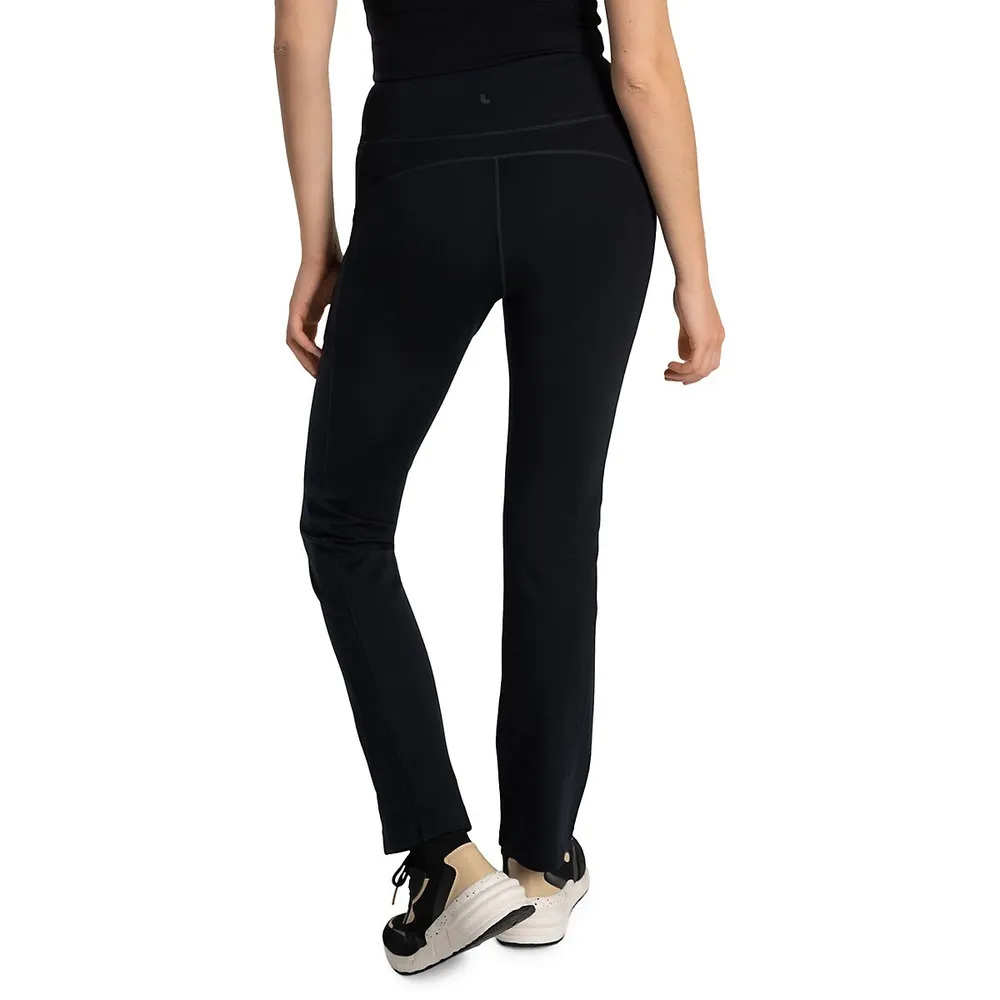 Mindset Pull-On Slim-Straight Pants