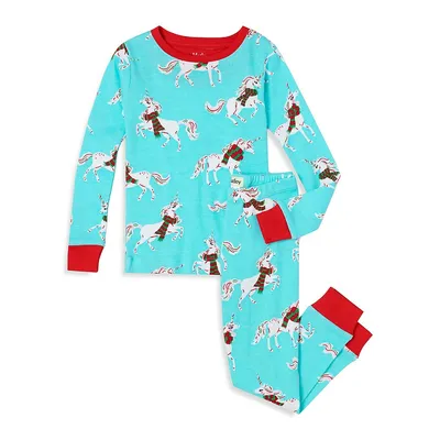 Little Girl's & 2-Piece Cotton Pyjama Set