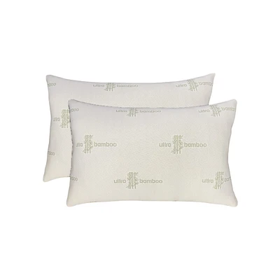 2-Pack Rayon From Bamboo-Blend Pillows