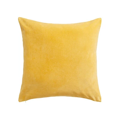 Washed Cotton Velvet Cushion