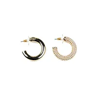 Pearl Hoop Earrings