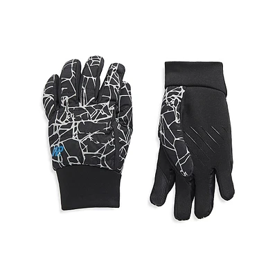 Little Kid's & Touch Reflective Print Gloves