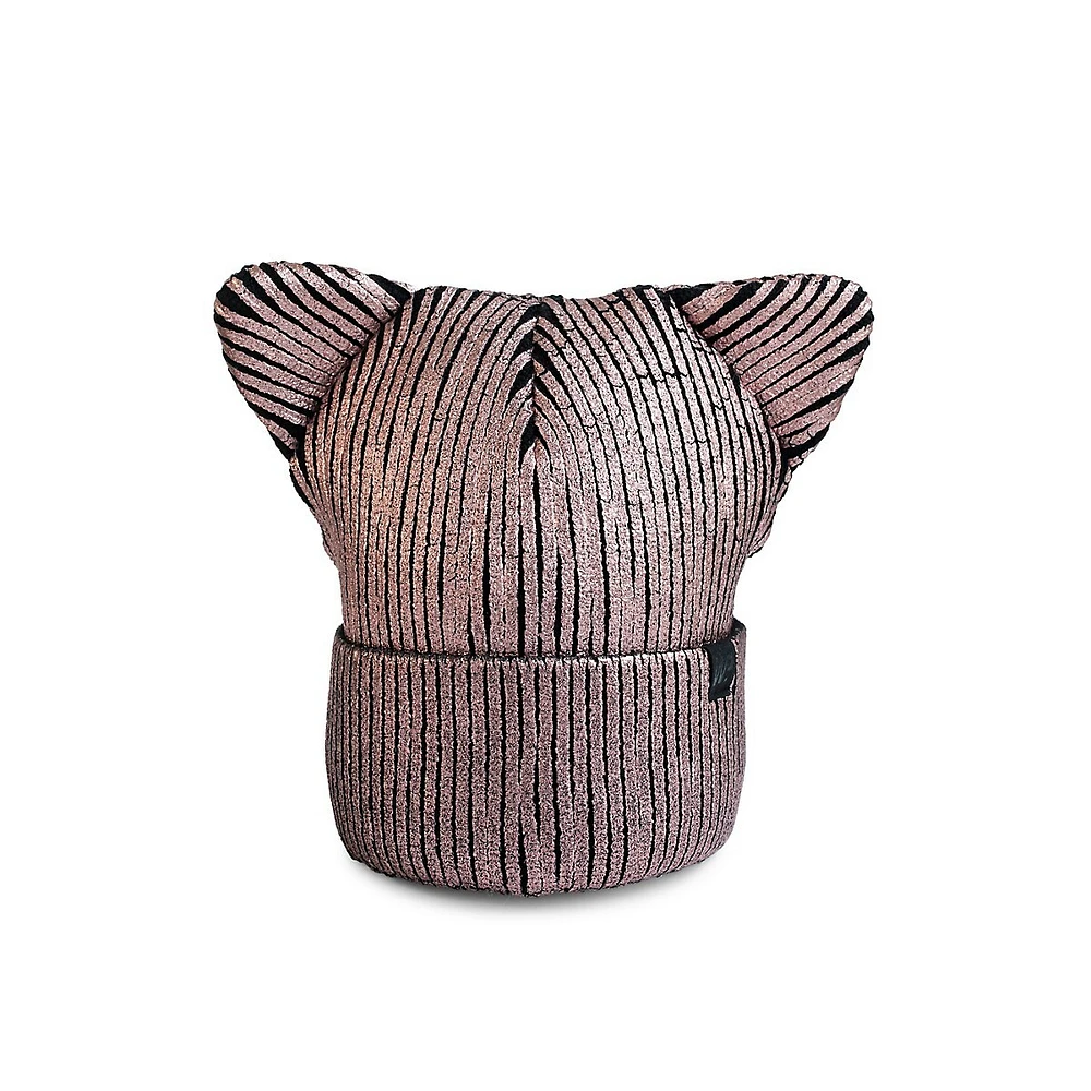 Little Girl's Foil Cat Ear Toque