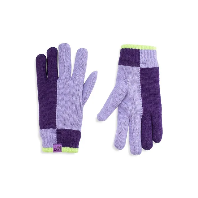 Two Purple Insta Loc Gloves Two 0.05 Crochet Needles– Sew-in-glove