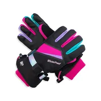 Girl's Colourblock Ski Gloves