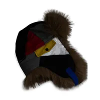 Boy's Faux Fur Reflective Trapper Hat