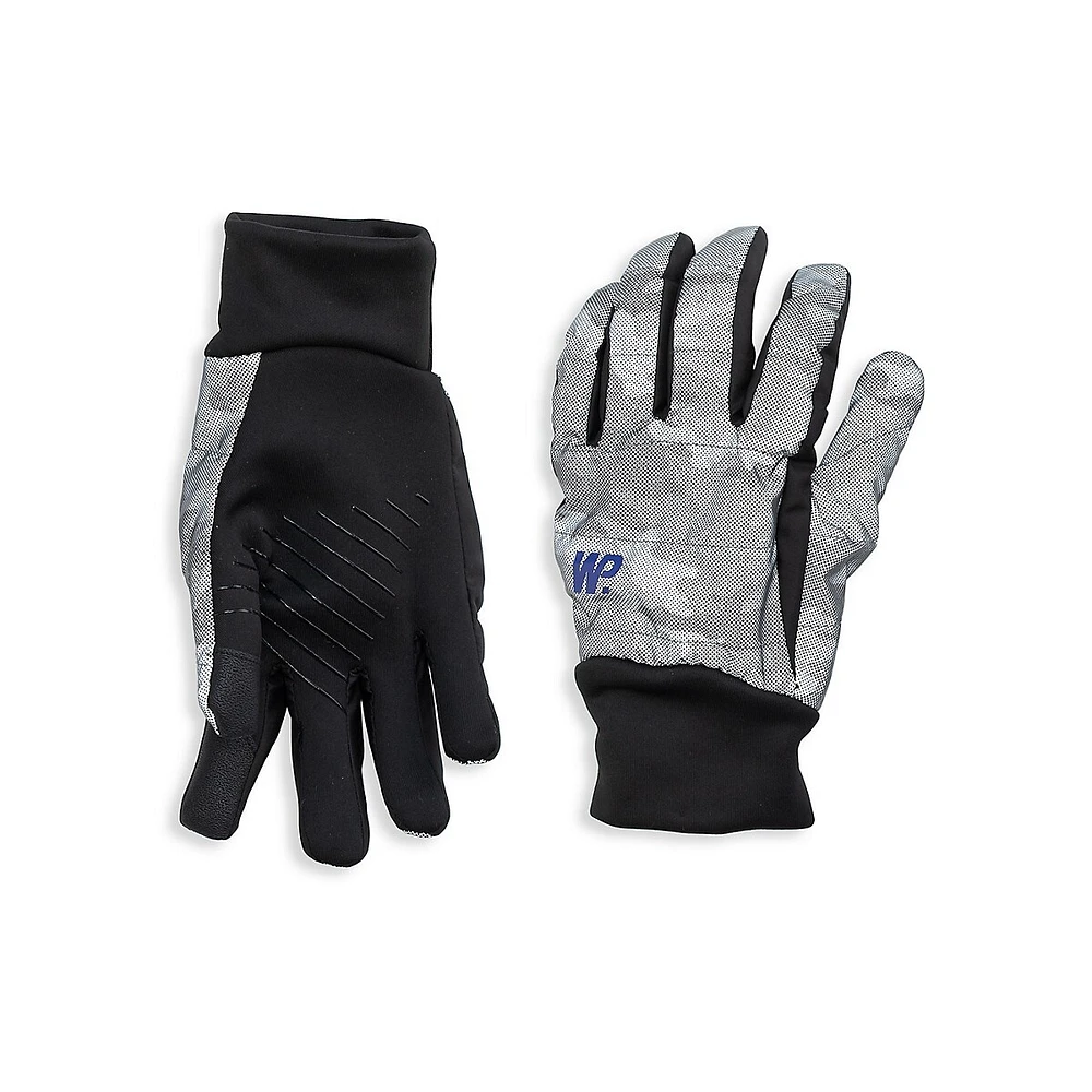 Boy's Touch Reflective Print Commuter Gloves