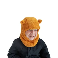 Little Kid's Plush Bear Ear Balaclava